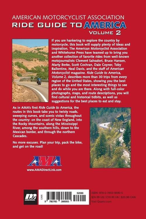 AMA Ride Guide to America Volume 2