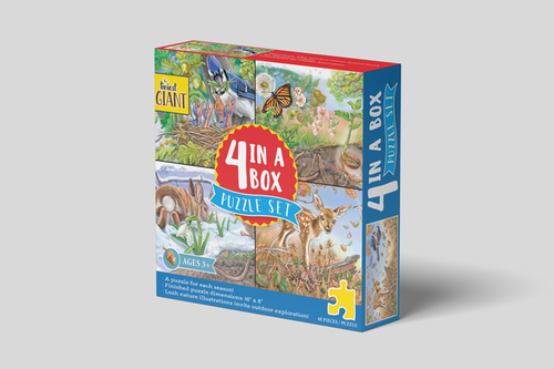 The Tiniest Giant 4-In-1 Puzzle Set