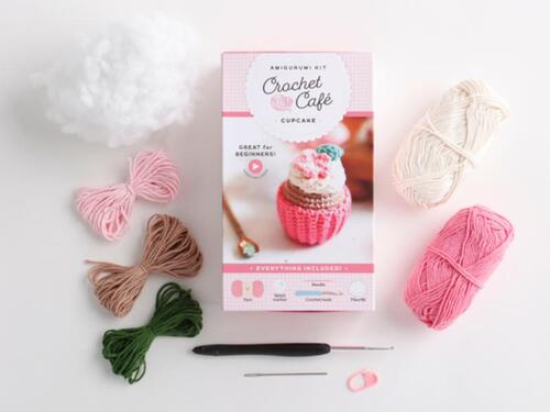 Crochet Cafe Amigurumi Kit Cupcake