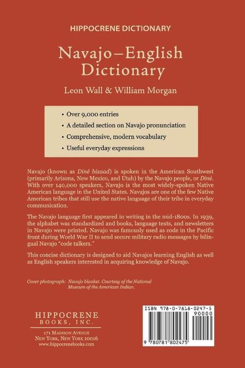 Navajo-English Dictionary
