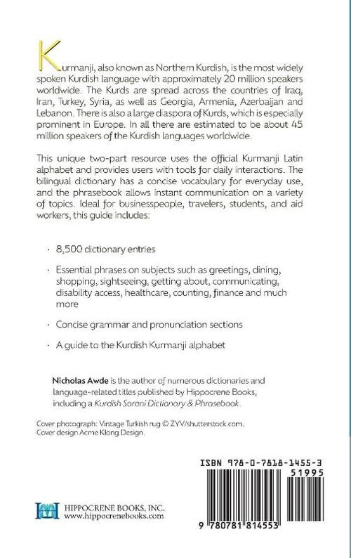 Kurdish Kurmanji-English/ English-Kurdish Kurmanji Dictionary & Phrasebook
