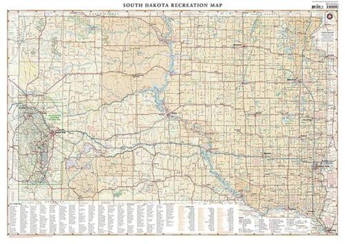 South Dakota Recreation Map