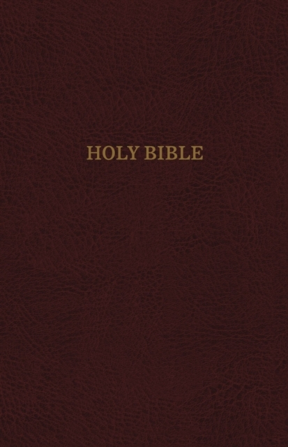 KJV Holy Bible: Super Giant Print with 43,000 Cross References, Burgundy Leather-look, Red Letter, Comfort Print (Thumb Indexed): King James Version