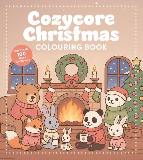 Cozycore Christmas Colouring Book