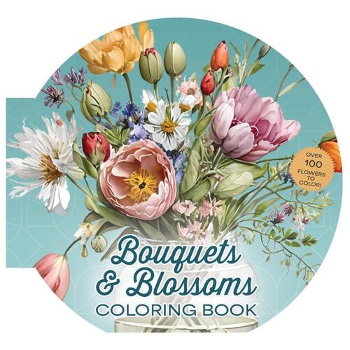 Bouquets & Blossoms Coloring Book