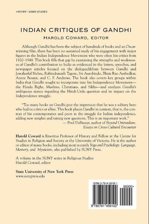 Indian Critiques of Gandhi