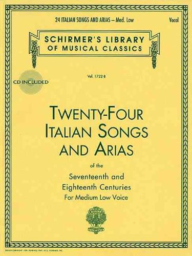 24 Italian Songs & Arias of the 17th & 18th Centuries Book/Online Audio