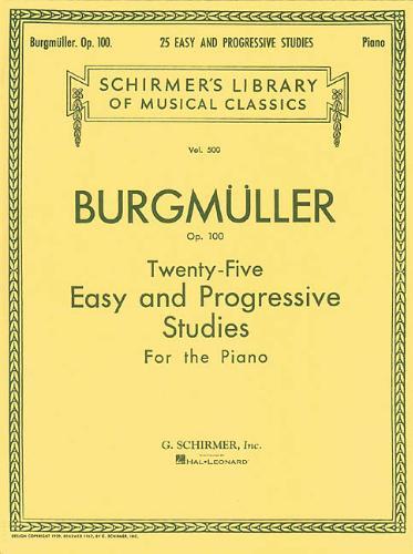 Twenty-Five Easy and Progressive Studies for the Piano, Op. 100: Schirmer Library of Classics Volume 500 Piano Solo