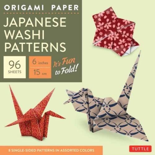 Origami Paper - Japanese Washi Patterns - 6" - 96 Sheets