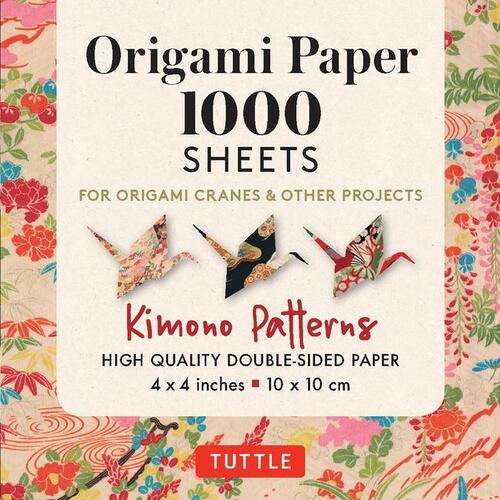 Origami Paper 1,000 sheets Kimono Patterns 4" (10 cm)