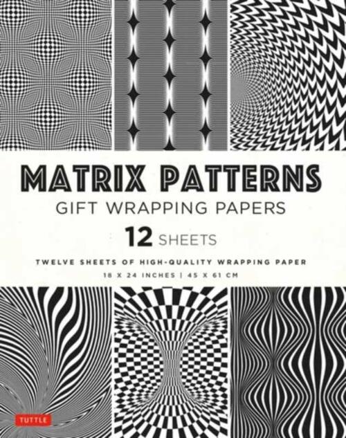 Matrix Patterns Gift Wrapping Papers - 12 sheets