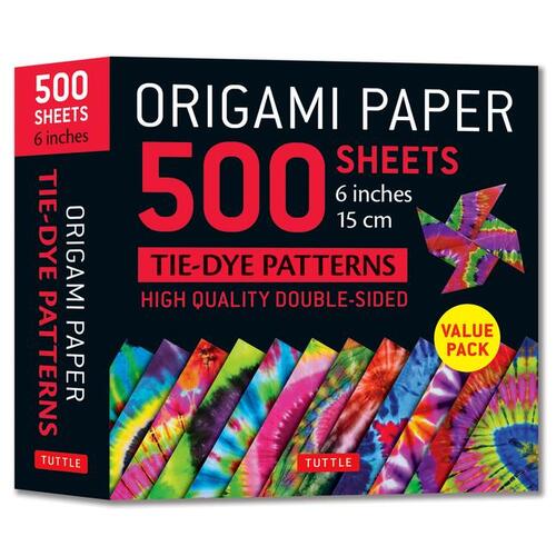 Origami Paper 500 sheets Tie-Dye Patterns 6" (15 cm)