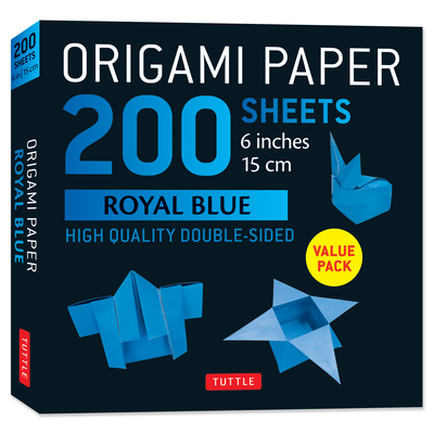 Origami Paper 200 sheets Royal Blue 6"