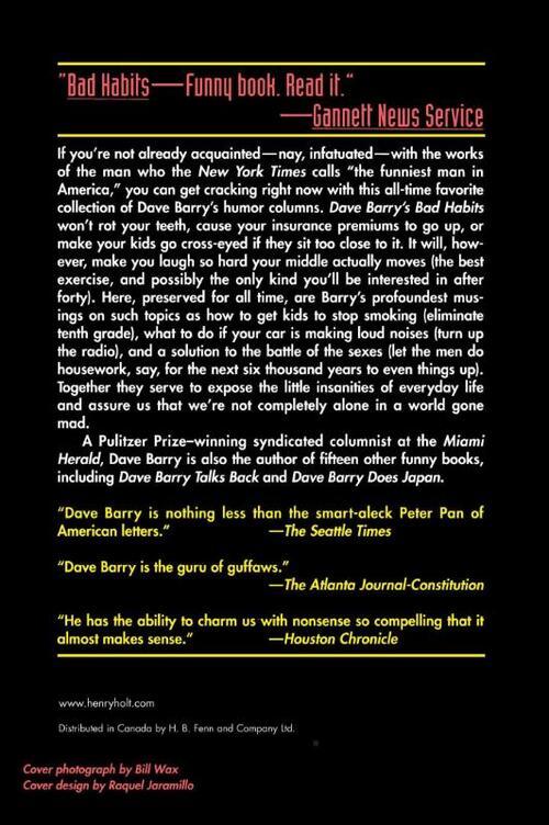 Dave Barry's Bad Habits
