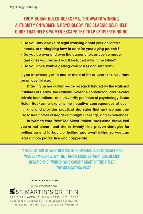 Women Who Think Too Much