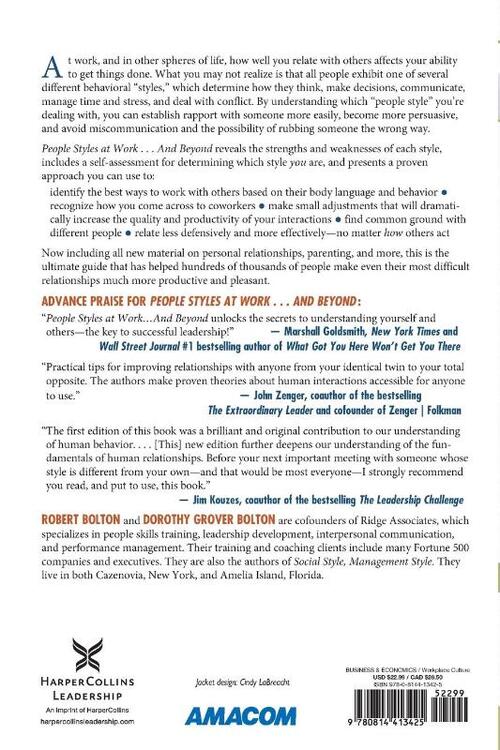 People Styles at Work...And Beyond