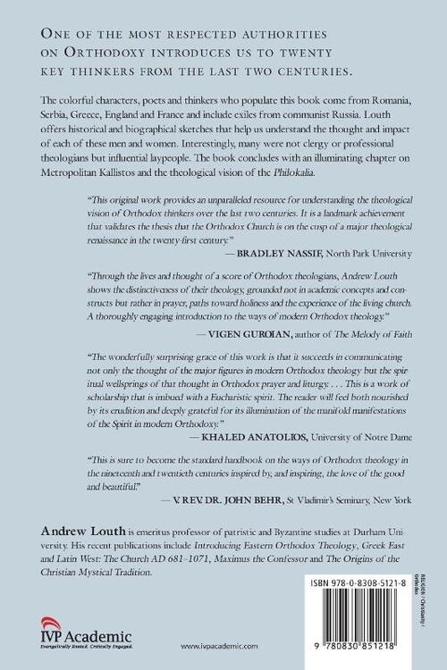 Modern Orthodox Thinkers: From the Philokalia to the Present