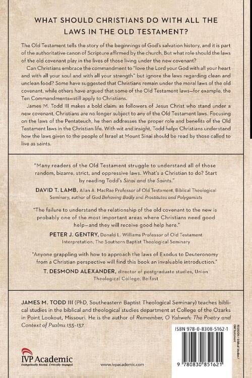 Sinai and the Saints – Reading Old Covenant Laws for the New Covenant Community