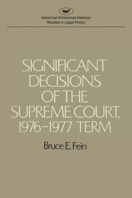 Significant Decisions of the Supreme Court