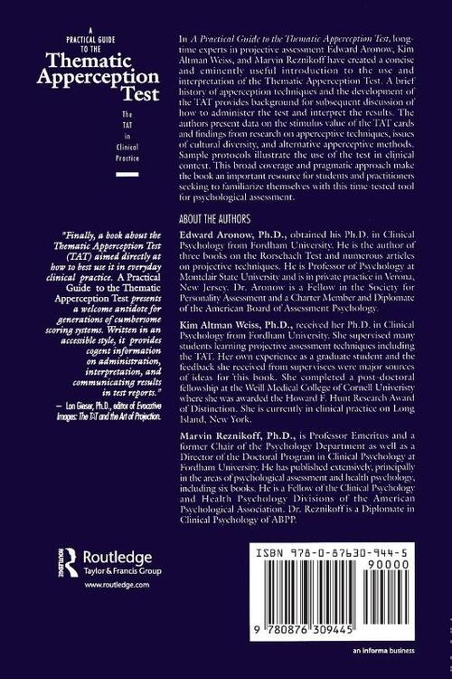 A Practical Guide to the Thematic Apperception Test