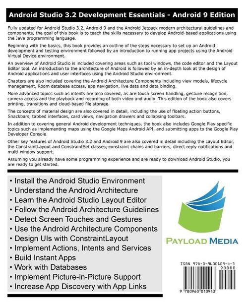 Android Studio 3.2 Development Essentials - Android 9 Edition