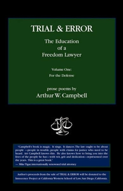 Trial & Error: The Education of a Freedom Lawyer, Vol. I
