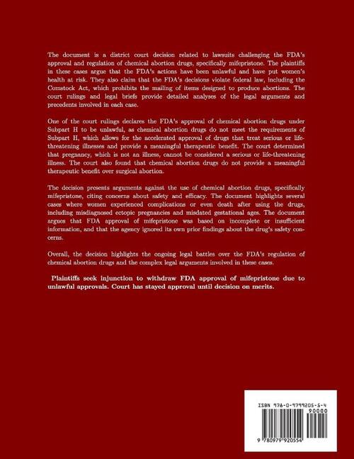 Alliance For Hippocratic Medicine v. FDA