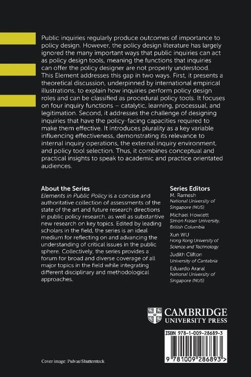 Public Inquiries and Policy Design