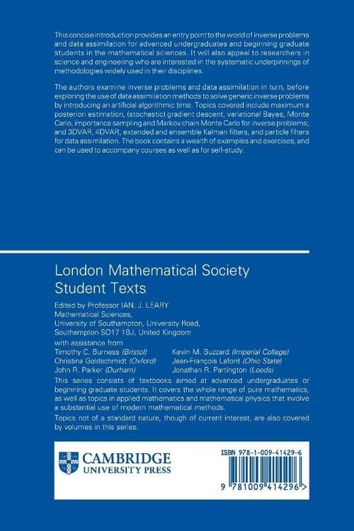 Inverse Problems and Data Assimilation