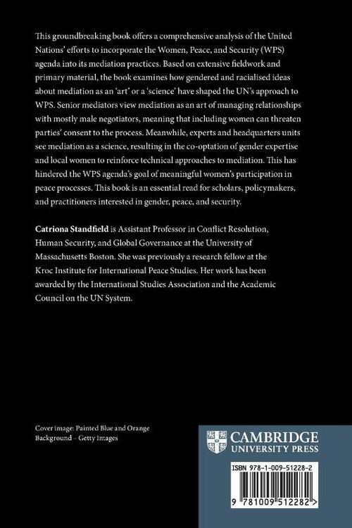 The Politics of Women, Peace, and Security in UN Mediation