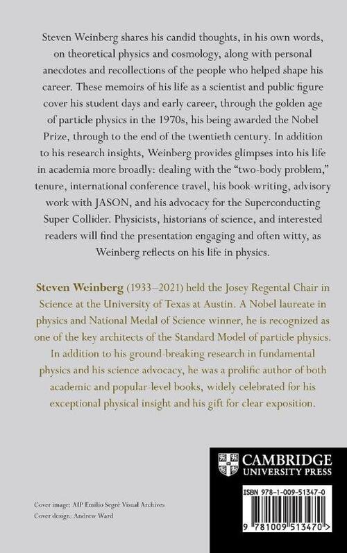 Steven Weinberg: A Life in Physics