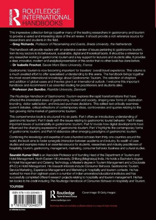 The Routledge Handbook of Gastronomic Tourism