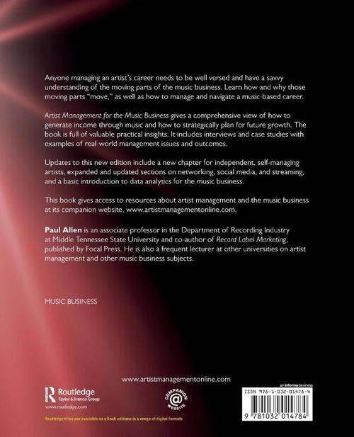 Artist Management for the Music Business