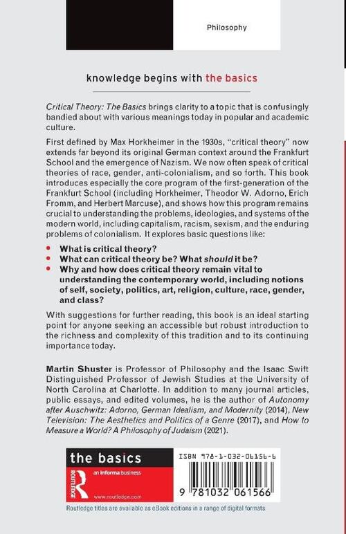 Critical Theory: The Basics