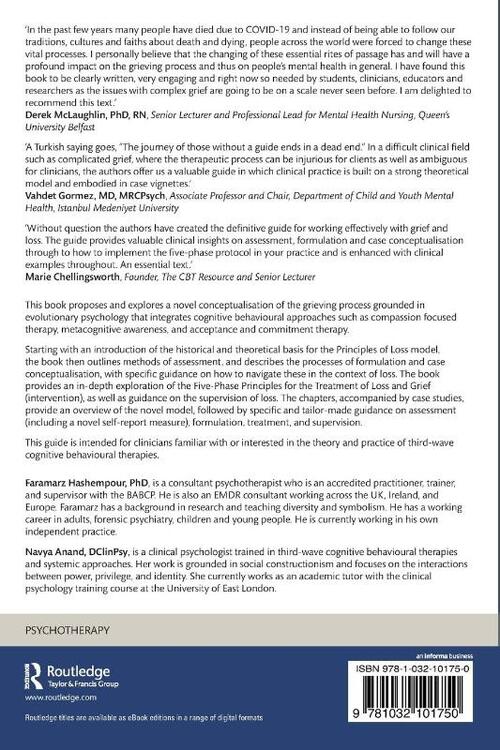 Third-Wave Cognitive Therapy for the Treatment of Loss and Grief