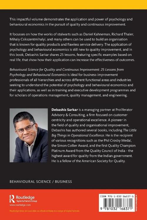 Behavioural Science for Quality and Continuous Improvement