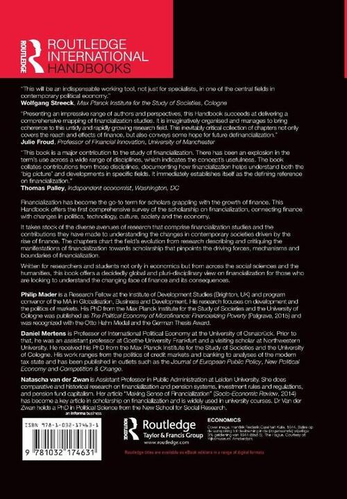 The Routledge International Handbook of Financialization
