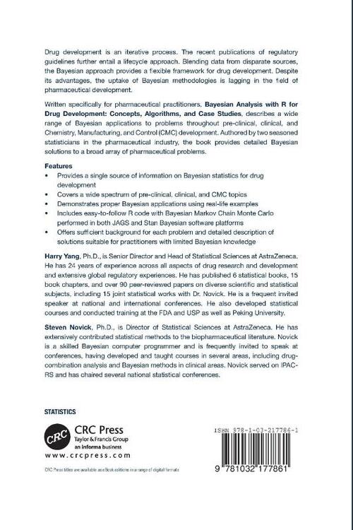 Bayesian Analysis with R for Drug Development