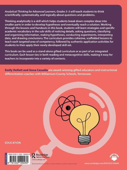 Analytical Thinking for Advanced Learners, Grades 3–5