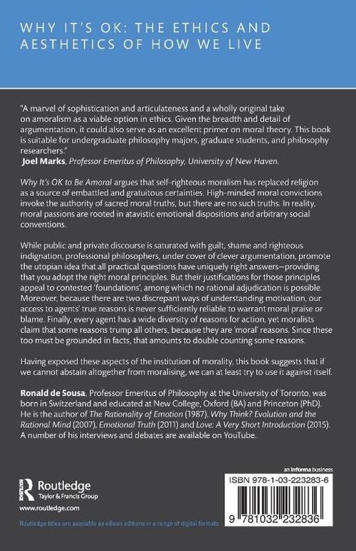 Why It's OK to Be Amoral