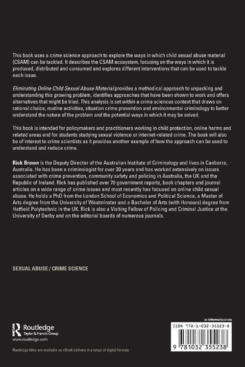 Eliminating Online Child Sexual Abuse Material