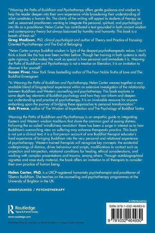 Weaving the Paths of Buddhism and Psychotherapy