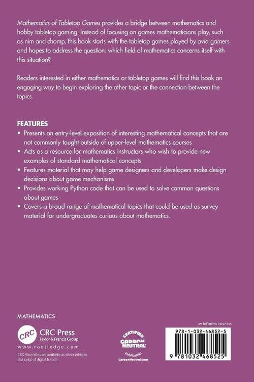 Mathematics of Tabletop Games