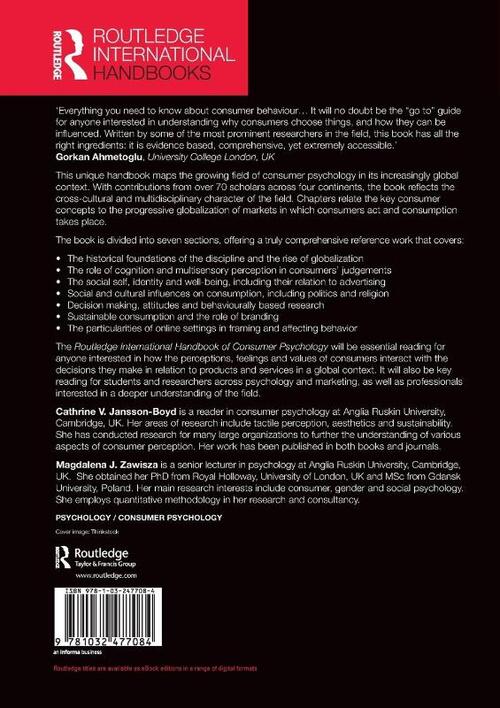 Routledge International Handbook of Consumer Psychology