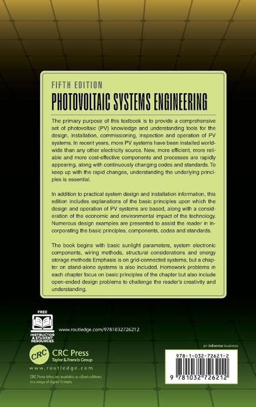 Photovoltaic Systems Engineering