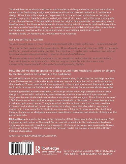 Auditorium Acoustics and Architectural Design