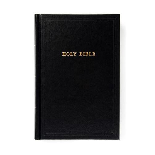 KJV Pew Bible, Black Hardcover