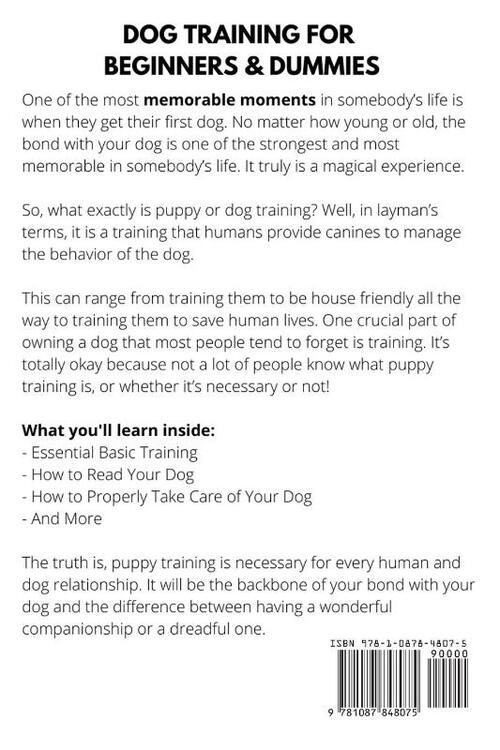 Dog Training for Beginners & Dummies