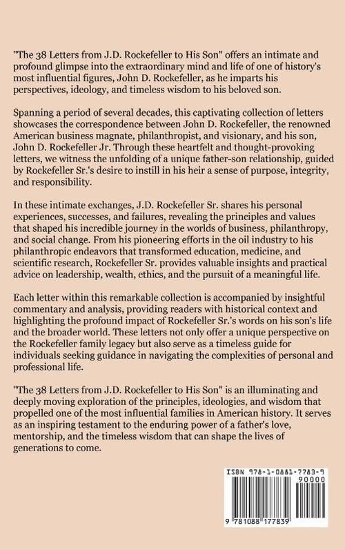 The 38 Letters from J.D. Rockefeller to his son