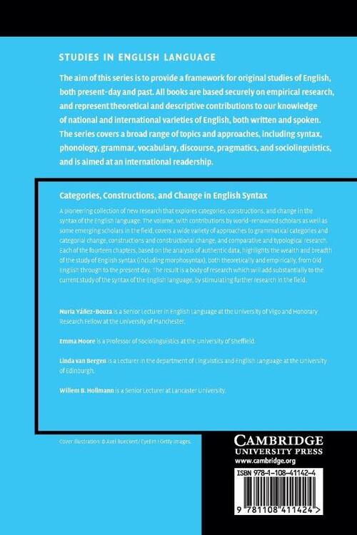 Categories, Constructions, and Change in English Syntax